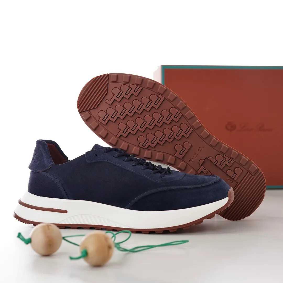 Factory price: 480💰 loro men's shoes💰iana/L men's shoes💰 Size: 38-45, customized 45 non-returnable Materials: The upper is made of elastic cloth for routing. Anti-fleece fabric is wrapped on the front and back to ensure stability. The back is equipped with a cushion to improve wearing comfort. Breathable mesh shoes. Elastic cloth inner𥚃 latex mesh insole. Sole I Men's Shoes💰Foam Combination T Men's Shoes💰U Outsole